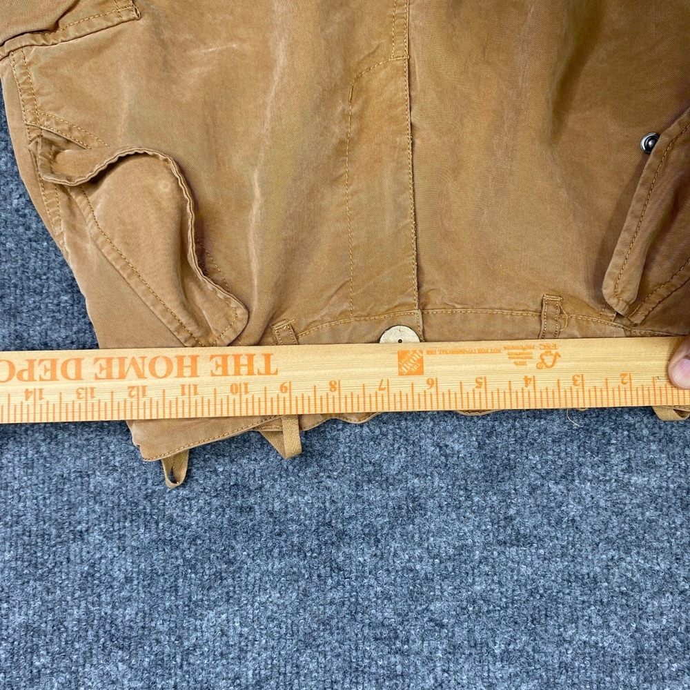 Moussy Women Tan Lyocell Blend Wide Leg Cargo Pants Size 1 028HAZ30-0521 - Picture 9 of 15